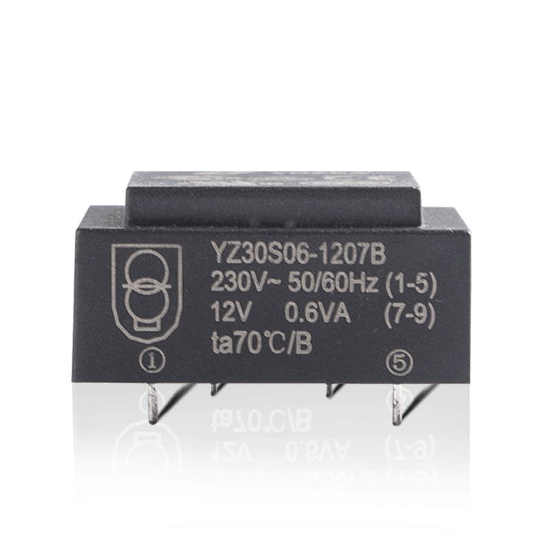 YZ30S08-1207B 저주파 0.8VA PCB 장착 스텝 다운 변압기 50HZ